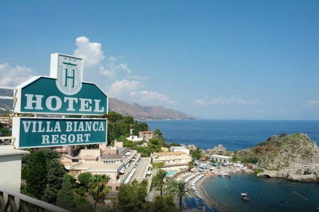 Hotel Villa Bianca Resort Taormina Esterno foto